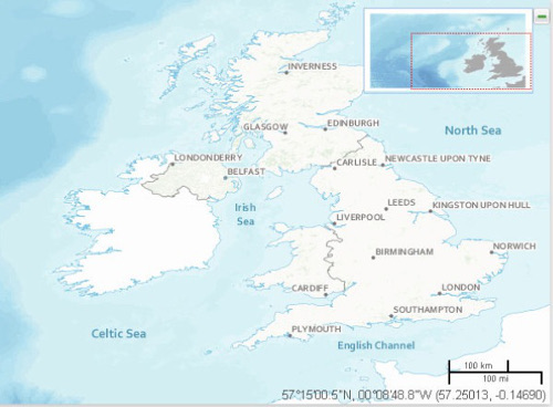 Imagen de un mapa base del OS